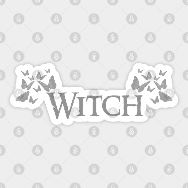 Pretty Wicca Butterflies Sticker by spyderfyngers